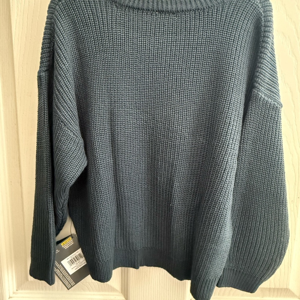 Big Bro Knit Sweater - Teal Blue - Picture 4 of 5
